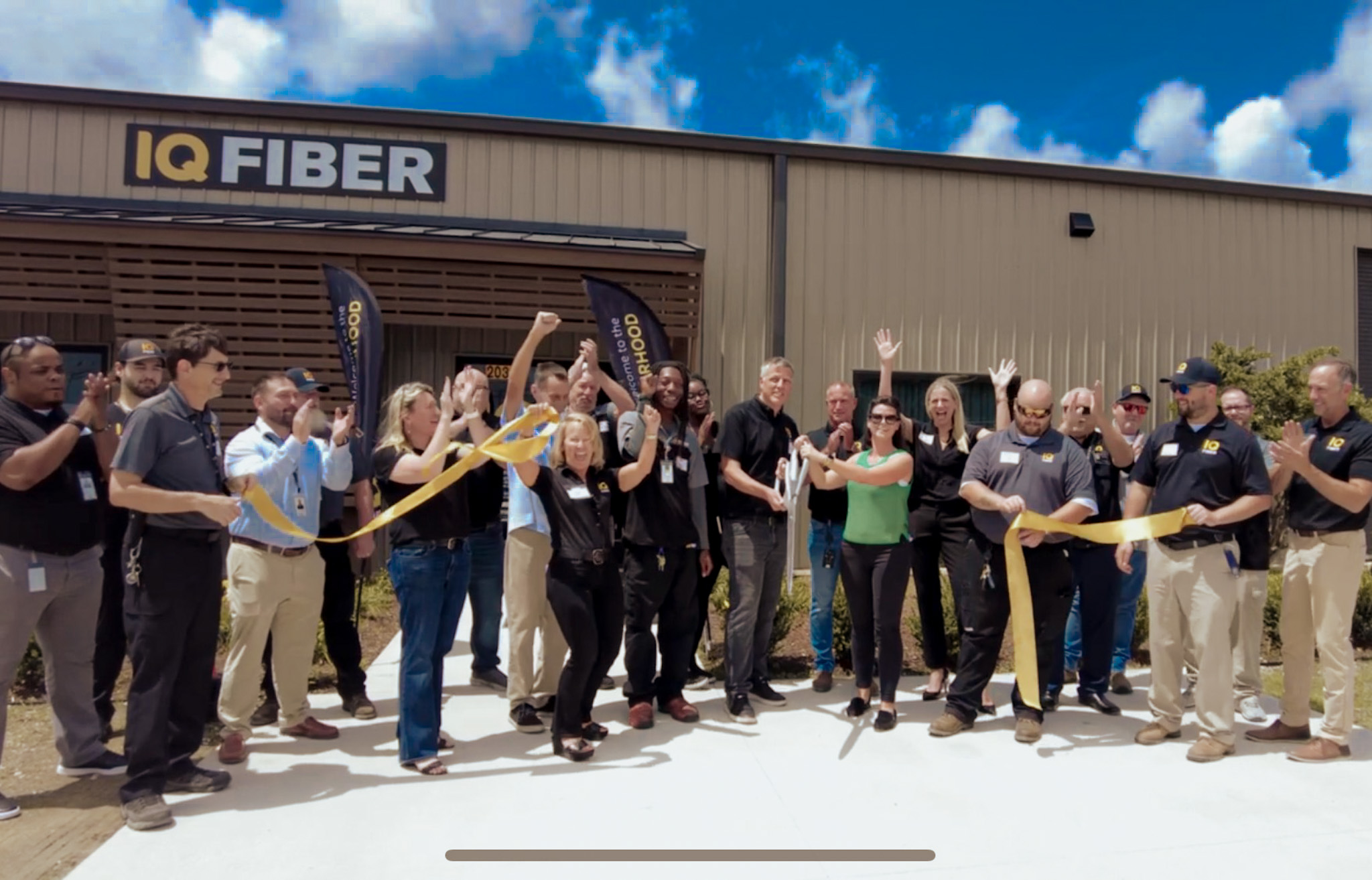 IQ Fiber ribbon cutting ceremony in Charleston, SC