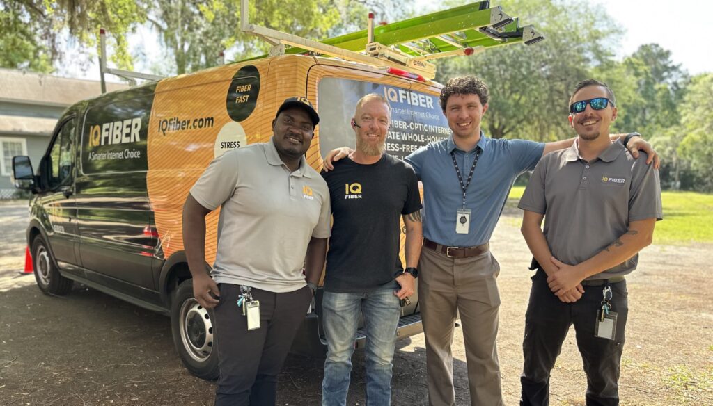 Photo of IQ Fiber construction coordinators