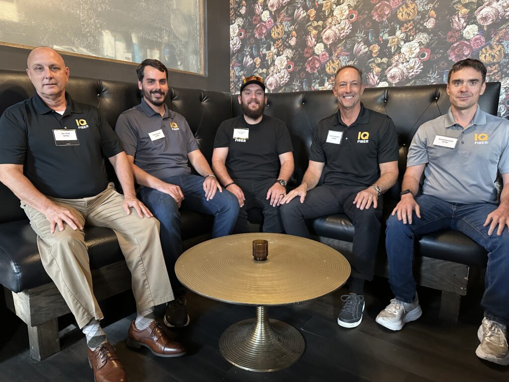 Photo of the commercial internet team at IQ Fiber