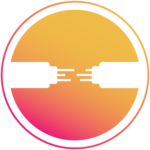 Graphic of two pieces of fiber being spliced together.