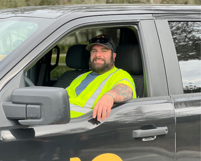 Photo of Jesse Sway, IQ Fiber construction coordinator in Jax Beach